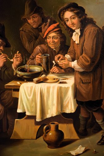 "Smokers in the tavern"